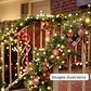 3 MTS SERIE DE NAVIDAD LUZ CALIDA  MOD# 352-087 (cable verde con 30 focos) - Miniatura 4