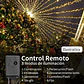 6 MTS SERIE DE  NAVIDAD LUZ CALIDA  MOD# 352-132 (cable verde con 60 focos) - Miniatura 3