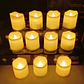 CAJITA CON 24 VELAS BLANCAS/ LUZ CALIDA PARA DECORAR MOD# LED-160 - Miniatura 1