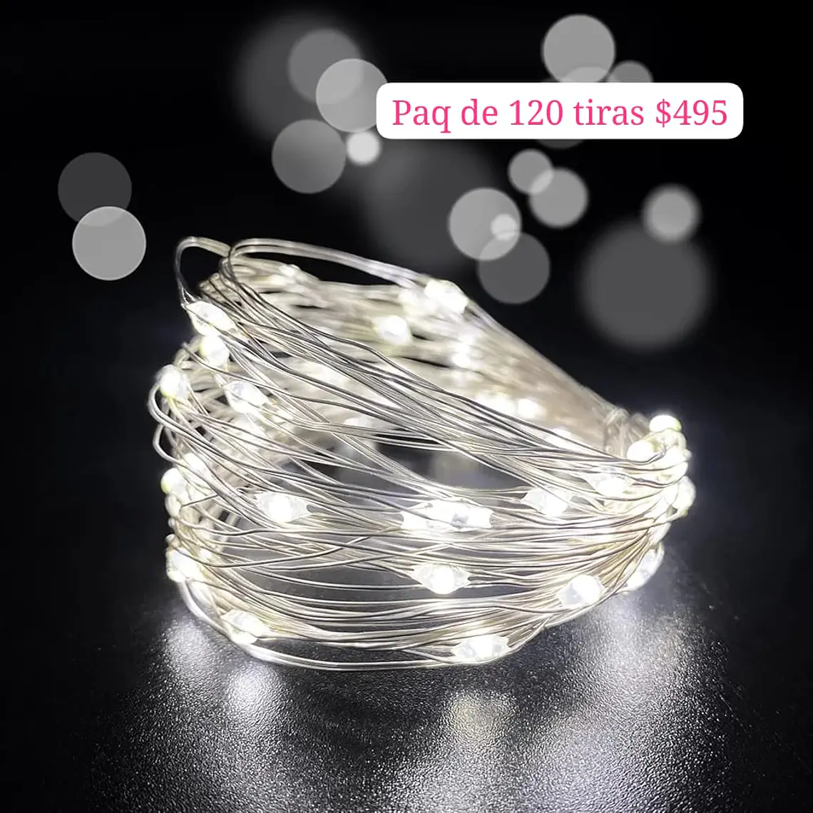 TIRAS DE LUZ LED BLANCA 4
