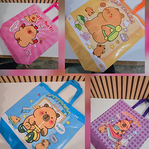 BOLSA GRANDE TIPO NAILO GRUESO VARIOS PERSONAJES