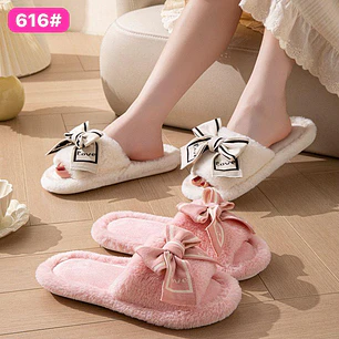 PANTUFLAS DISEÑO MOÑITO MOD# 616🩴