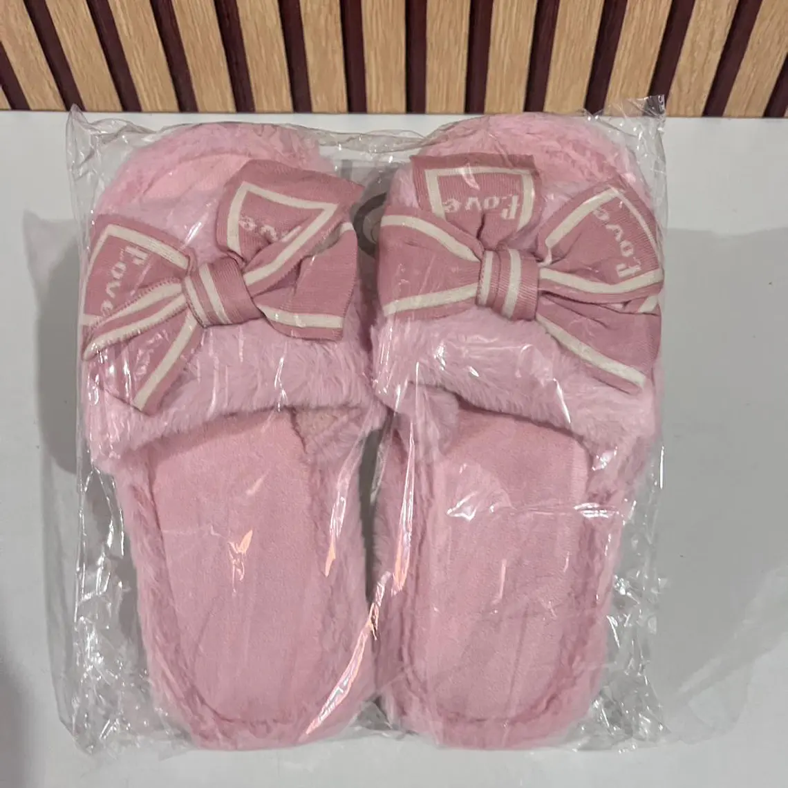 PANTUFLAS DISEÑO MOÑITO MOD# 616🩴 9