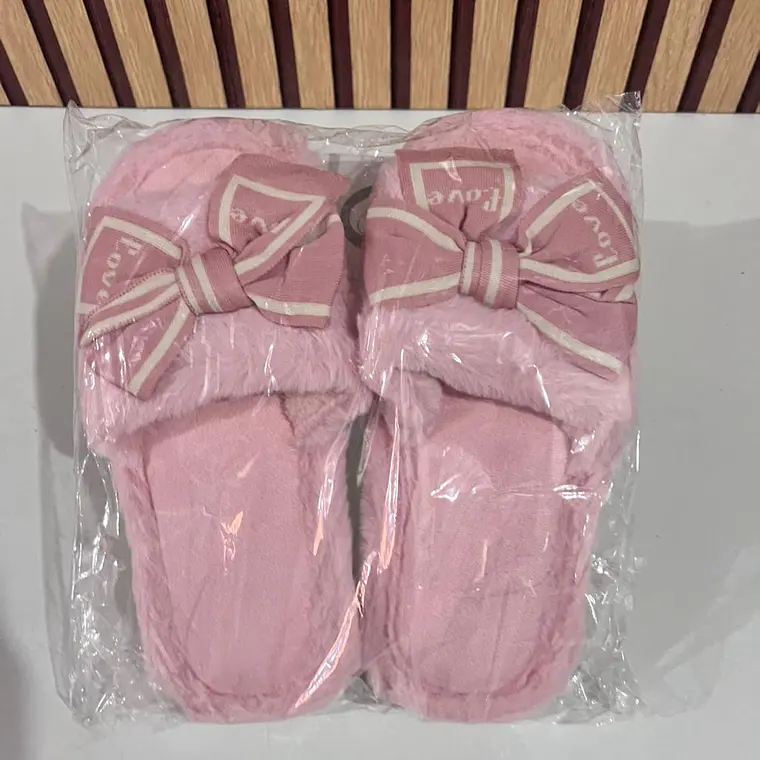 PANTUFLAS DISEÑO MOÑITO MOD# 616🩴 9