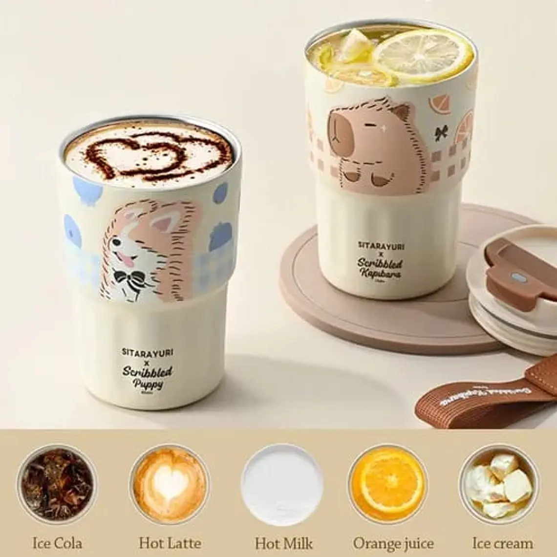 VASO TÉRMICO SITARA YURI DE 500 ML MOD# ZF-057 11