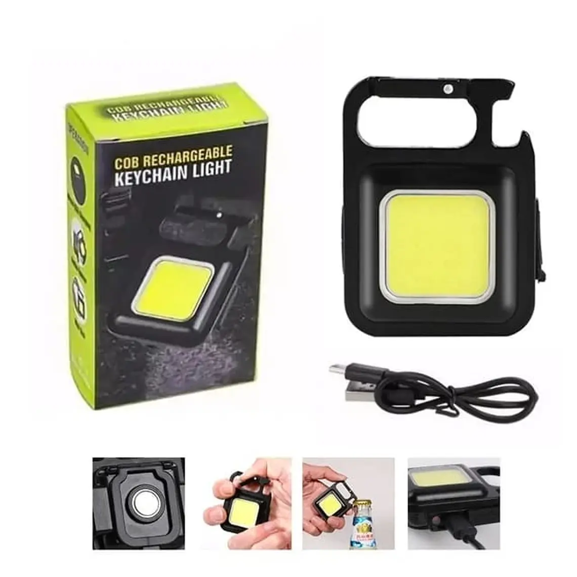 MINI LINTERNA CON 3 FUNCIONES/ DESTAPADOR/LLAVERO MOD#YL371-1 4
