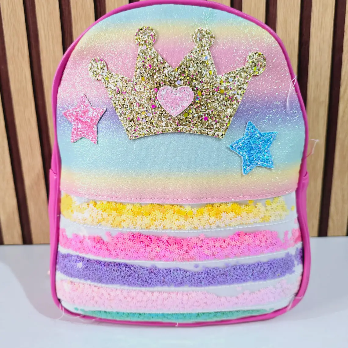 MOCHILA INFANTIL DISEÑO CORONA MOD# WL-1039 👑 5