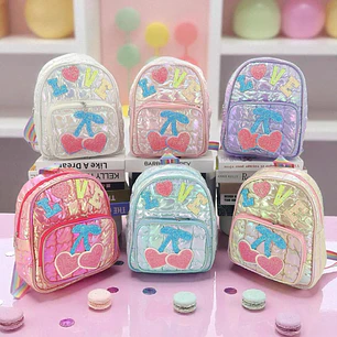 MOCHILA INFANTIL DISEÑO LOVE CORAZÓN MOD# WL-1032 🩷