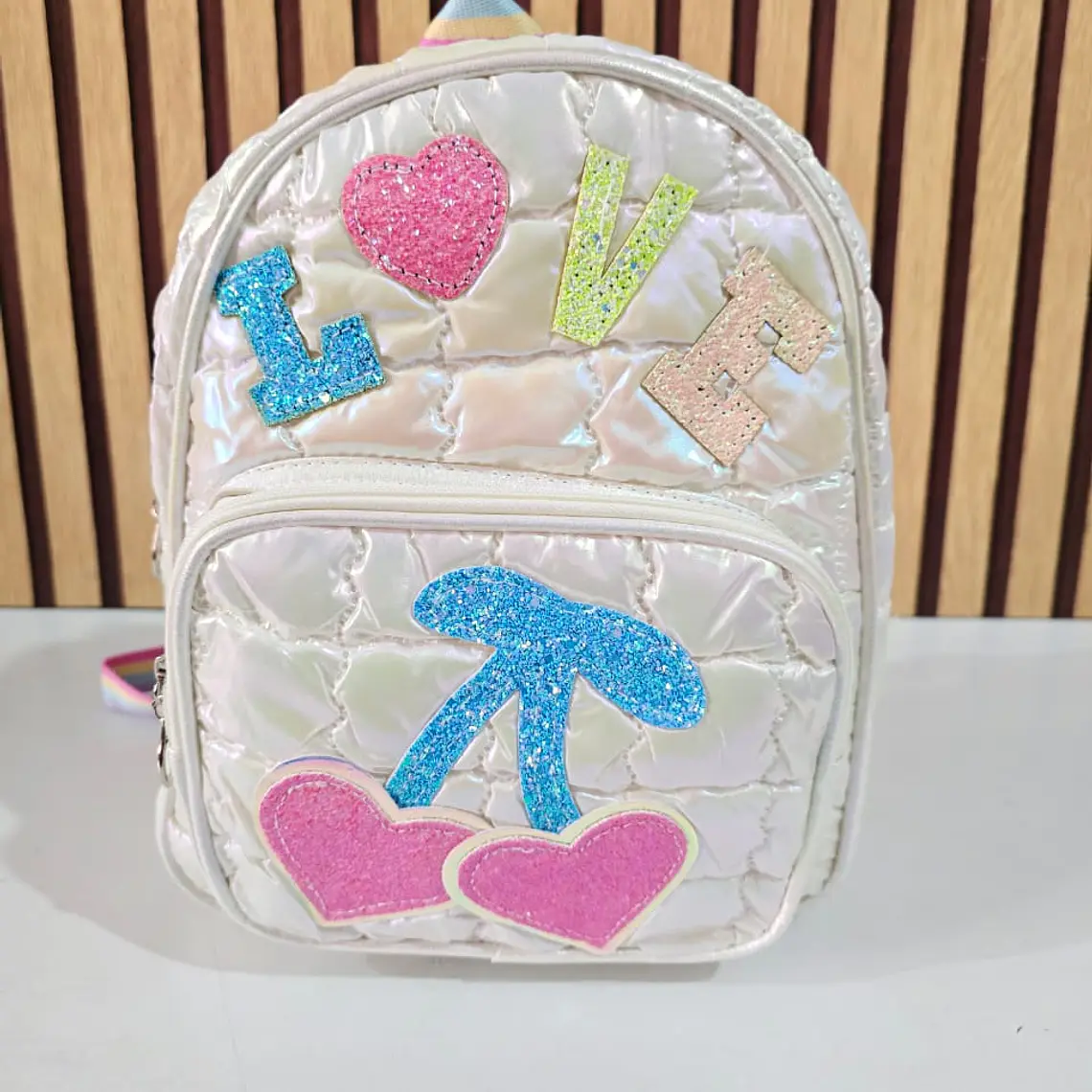 MOCHILA INFANTIL DISEÑO LOVE CORAZÓN MOD# WL-1032 🩷 6