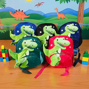 MOCHILA DISEÑO DINOSAURIO PARA PREESCOLAR MOD#MRB-367