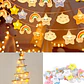 GUIRNALDA DE LUCES DECORATIVAS USB / 2 MTS CON 10 LUCES (ESTRELLAS, NUBES Y ARCOIRIS) -LUZ CÁLIDA MODELO #ZFM-0157 - Miniatura 1