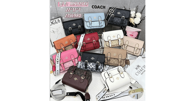 CROSS BODY/MARICONERA IMITACIÓN COACH MOD# MN9258