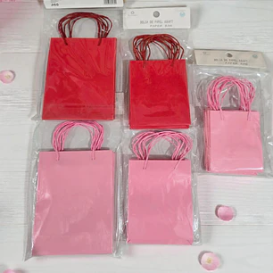 PAQ DE BOLSAS DE REGALO/DE PAPEL KRAFT VARIOS MODELOS 🎁