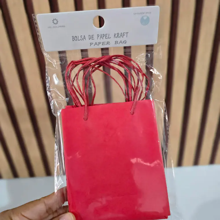 PAQ DE BOLSAS DE REGALO/DE PAPEL KRAFT VARIOS MODELOS 🎁 4