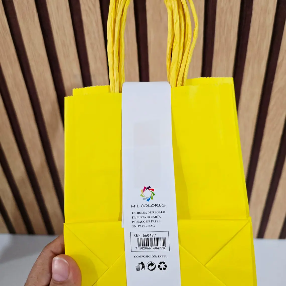 PAQ DE 6 BOLSAS DE REGALO/COLORES LISOS VARIOS MODELOS (15X12CM)🎁 14