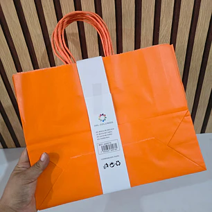 PAQ DE 4 BOLSAS DE REGALO/COLORES LISOS VARIOS MODELOS (25x11.5x31CM)🛍️✨