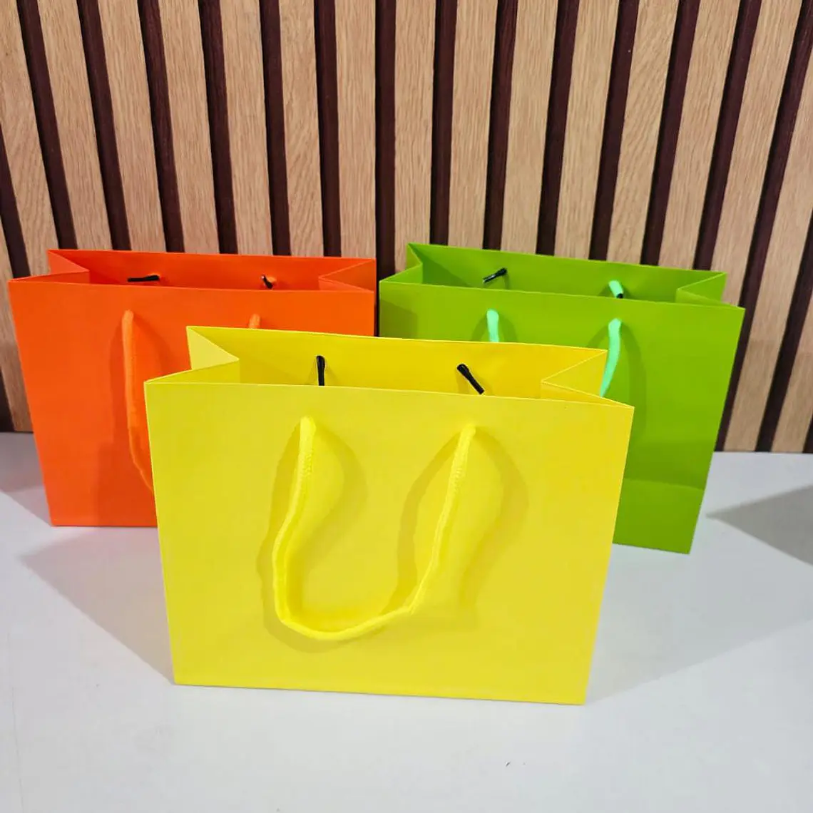 DOCENA DE BOLSAS PARA REGALO COLORES LISOS VARIOS MODELOS(18CM X 23CM) 1