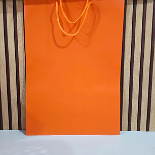 BOLSA GRANDE PARA REGALO COLOR NARANJA MOD# 660413