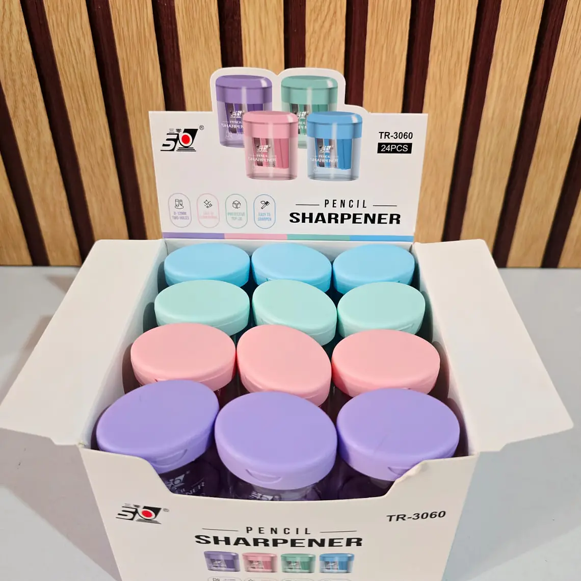 SACAPUNTAS INDIVIDUAL COLOR AL AZAR MOD# 3060 3