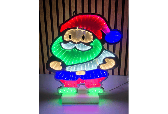 🪅FIGURAS NAVIDEÑAS EN 3D CON LUZ LED DE COLORES MOD# CA3001E 🎄⛄