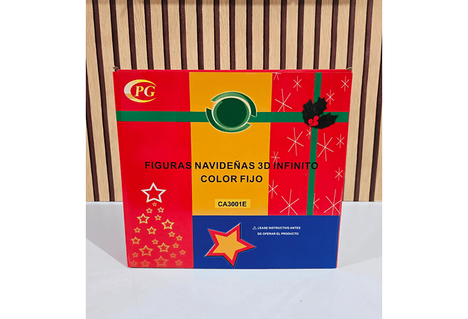 🪅FIGURAS NAVIDEÑAS EN 3D CON LUZ LED DE COLORES MOD# CA3001E 🎄⛄