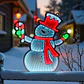 🪅FIGURAS NAVIDEÑAS EN 3D CON LUZ LED DE COLORES MOD# CA3001E 🎄⛄ - Miniatura 7