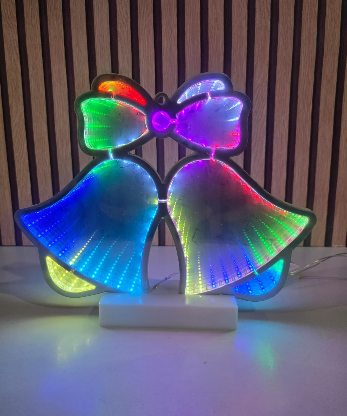 ✨FIGURAS NAVIDEÑAS EN 3D CON LUZ LED DE COLORES (CAMBIANTES) MOD# CA3001C ⛄