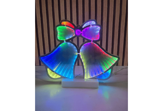 ✨FIGURAS NAVIDEÑAS EN 3D CON LUZ LED DE COLORES (CAMBIANTES) MOD# CA3001C ⛄