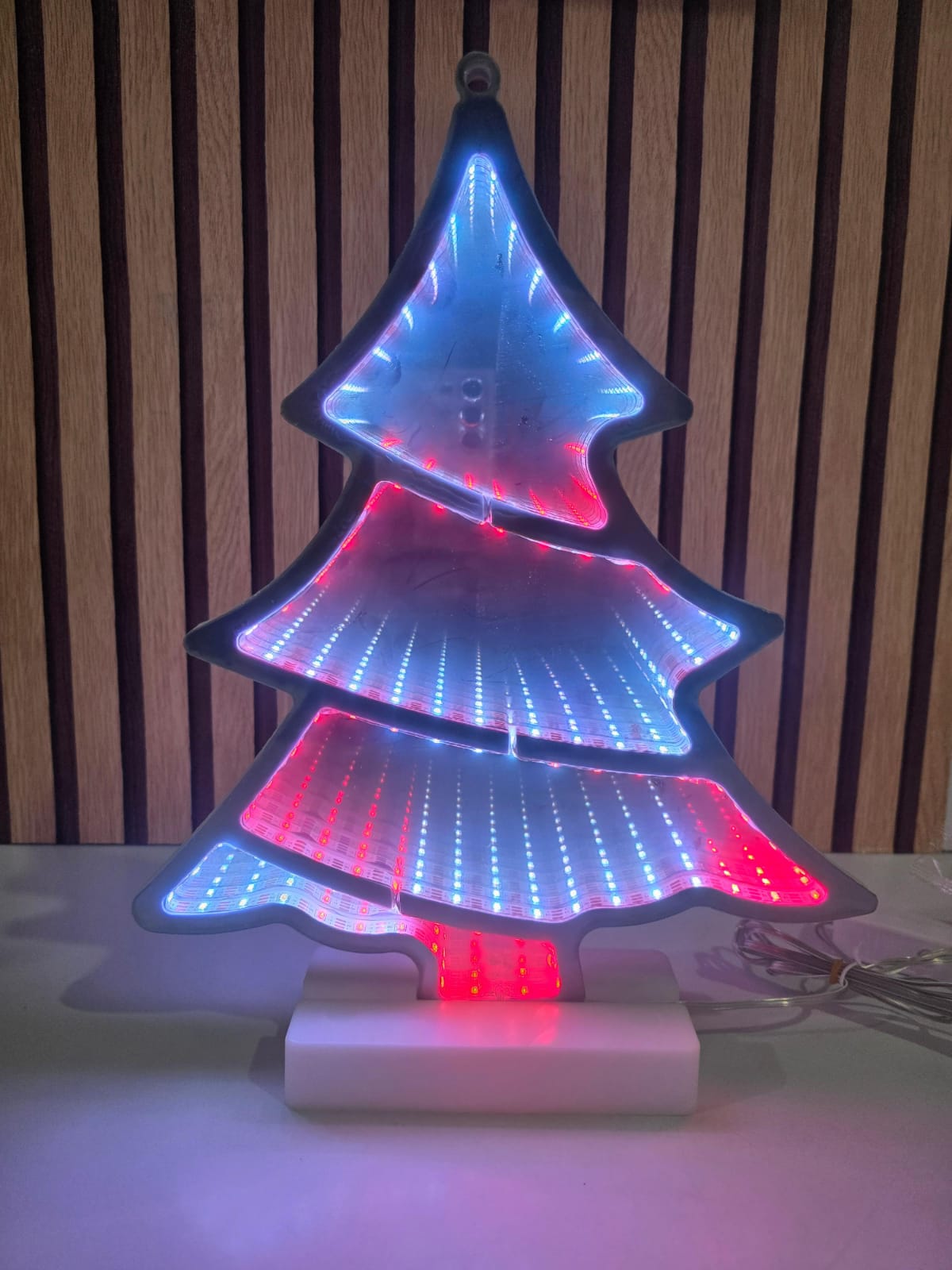 ✨FIGURAS NAVIDEÑAS EN 3D CON LUZ LED DE COLORES (CAMBIANTES) MOD# CA3001C ⛄