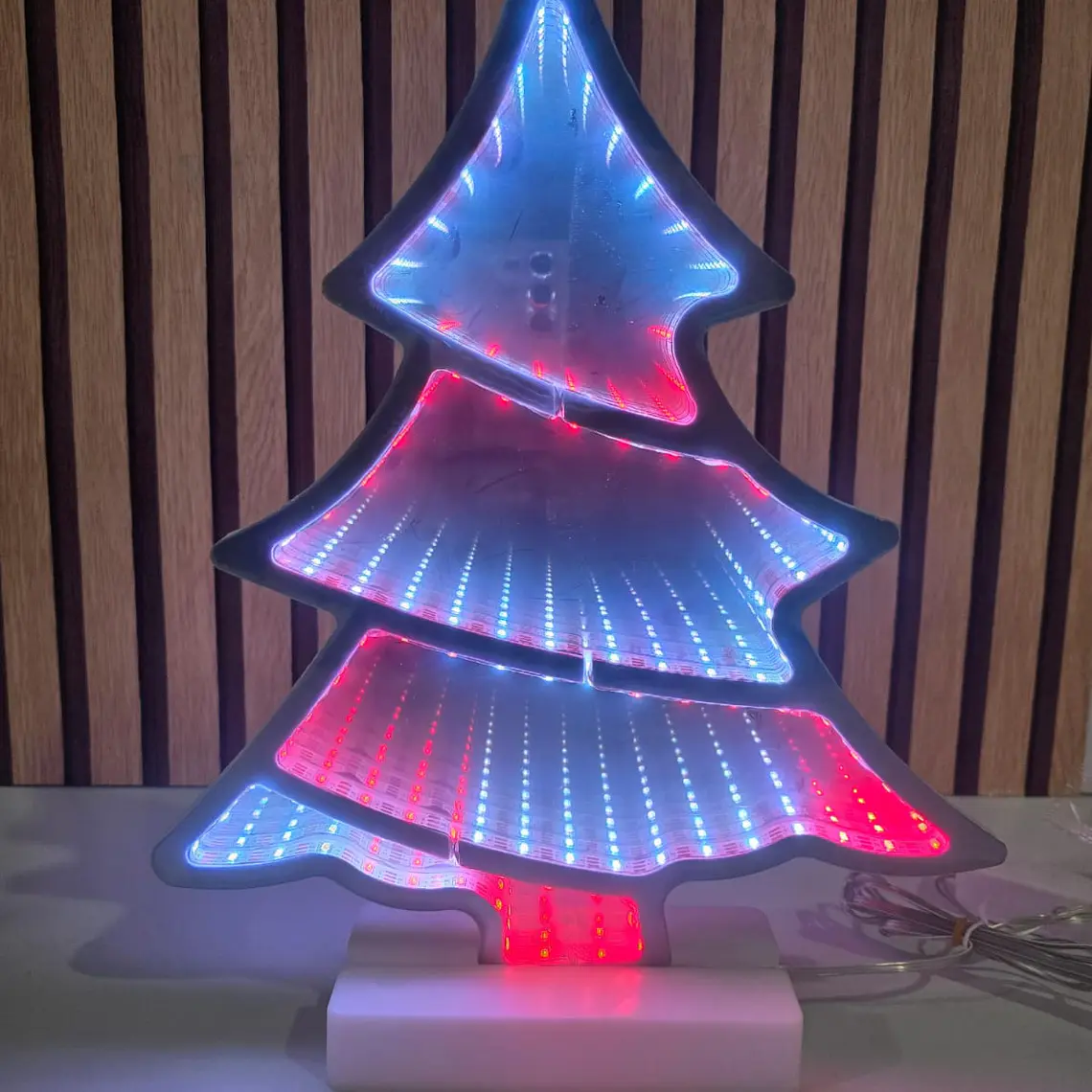 ✨FIGURAS NAVIDEÑAS EN 3D CON LUZ LED DE COLORES (CAMBIANTES) MOD# CA3001C ⛄ 5