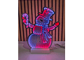 ✨FIGURAS NAVIDEÑAS EN 3D CON LUZ LED DE COLORES (CAMBIANTES) MOD# CA3001C ⛄