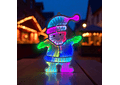 ✨FIGURAS NAVIDEÑAS EN 3D CON LUZ LED DE COLORES (CAMBIANTES) MOD# CA3001C ⛄