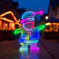 ✨FIGURAS NAVIDEÑAS EN 3D CON LUZ LED DE COLORES (CAMBIANTES) MOD# CA3001C ⛄ - Miniatura 3