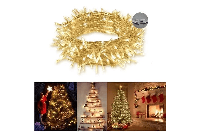 14 MTS SERIE DE LUZ LED CÁLIDA 300L MOD# CA7301N  ✨🥰