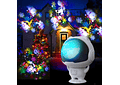 MINI PROYECTOR ASTRONAUTA  CON PATRON NAVIDEÑO