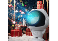 MINI PROYECTOR ASTRONAUTA  CON PATRON NAVIDEÑO