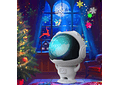 MINI PROYECTOR ASTRONAUTA  CON PATRON NAVIDEÑO