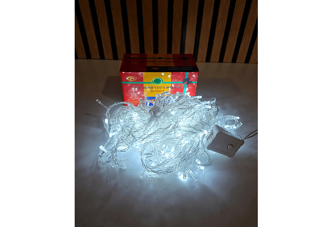 14 MTS SERIE DE LUZ LED BLANCA 300L MOD# CA7301B  ✨🥰