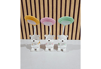 LAMPARA RECARGABLE DISEÑO OSITO CON PORTASACAPUNTAS MOD# T-512 🐻