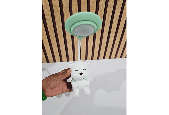 LAMPARA RECARGABLE DISEÑO OSITO CON PORTASACAPUNTAS MOD# T-512 🐻