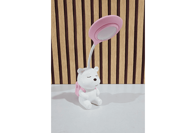 LAMPARA RECARGABLE DISEÑO OSITO CON PORTASACAPUNTAS MOD# T-512 🐻