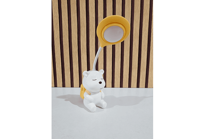 LAMPARA RECARGABLE DISEÑO OSITO CON PORTASACAPUNTAS MOD# T-512 🐻