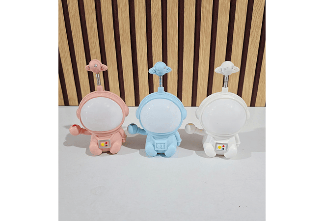 LÁMPARA RECARGABLE DISEÑO ASTRONAUTA/SATURNO 🪐 MOD# 121OU