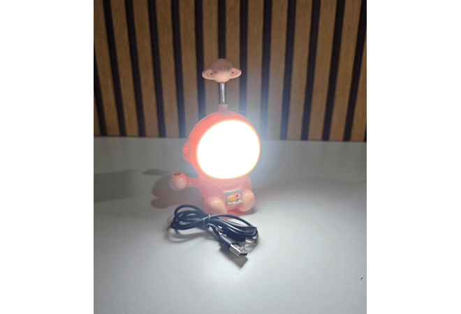 LÁMPARA RECARGABLE DISEÑO ASTRONAUTA/SATURNO 🪐 MOD# 121OU