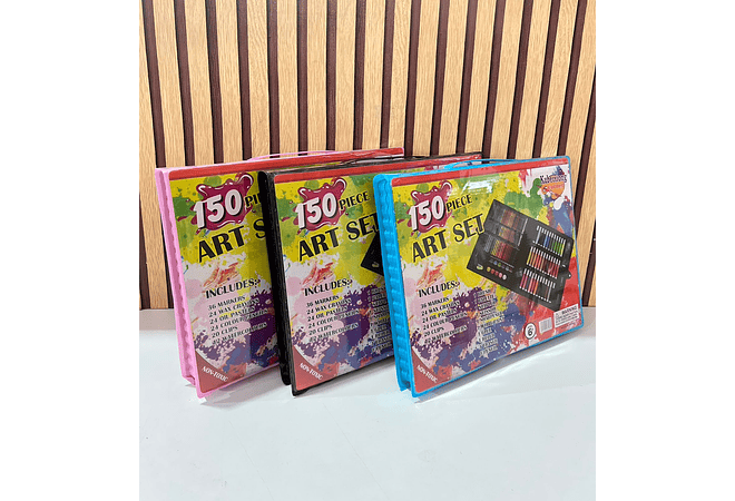 SET DE ARTE CON 150 PIEZAS KUBEIYION🖍️