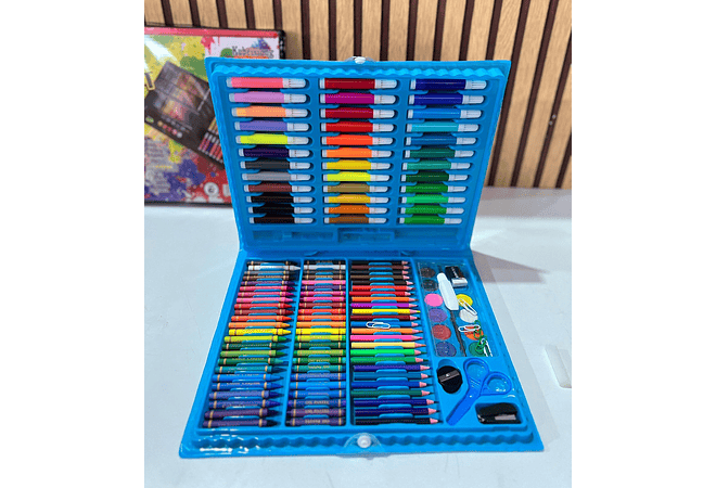 SET DE ARTE CON 150 PIEZAS KUBEIYION🖍️