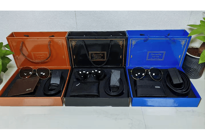 SET DE CARTERA (CINTURÓN Y LENTES)  👓