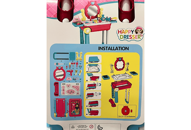 JUGUETE/ MALETA COCINA O MAQUILLAJE MOD# 678-268A