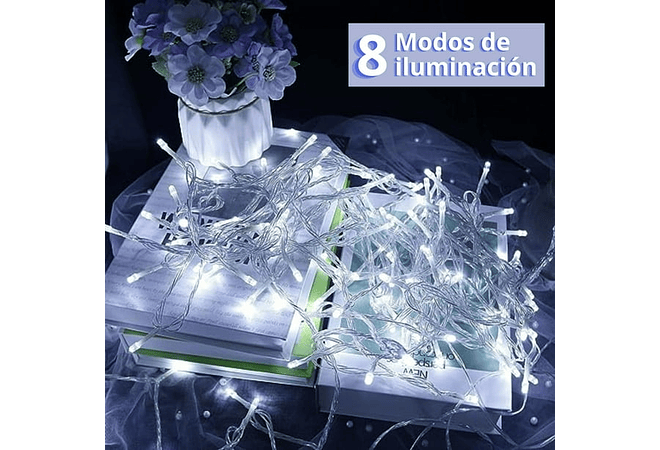 10 MTS 200 FOQUITOS SERIE DE LUZ LED DE COLORES  MOD#L200C-10M, L200A ,L200B