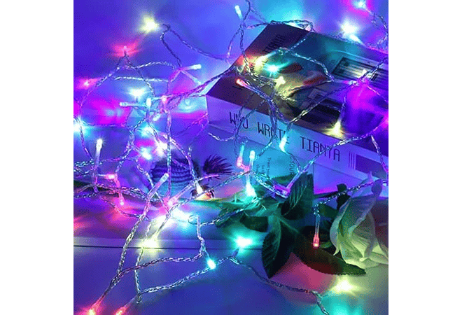 10 MTS 200 FOQUITOS SERIE DE LUZ LED DE COLORES  MOD#L200C-10M, L200A ,L200B